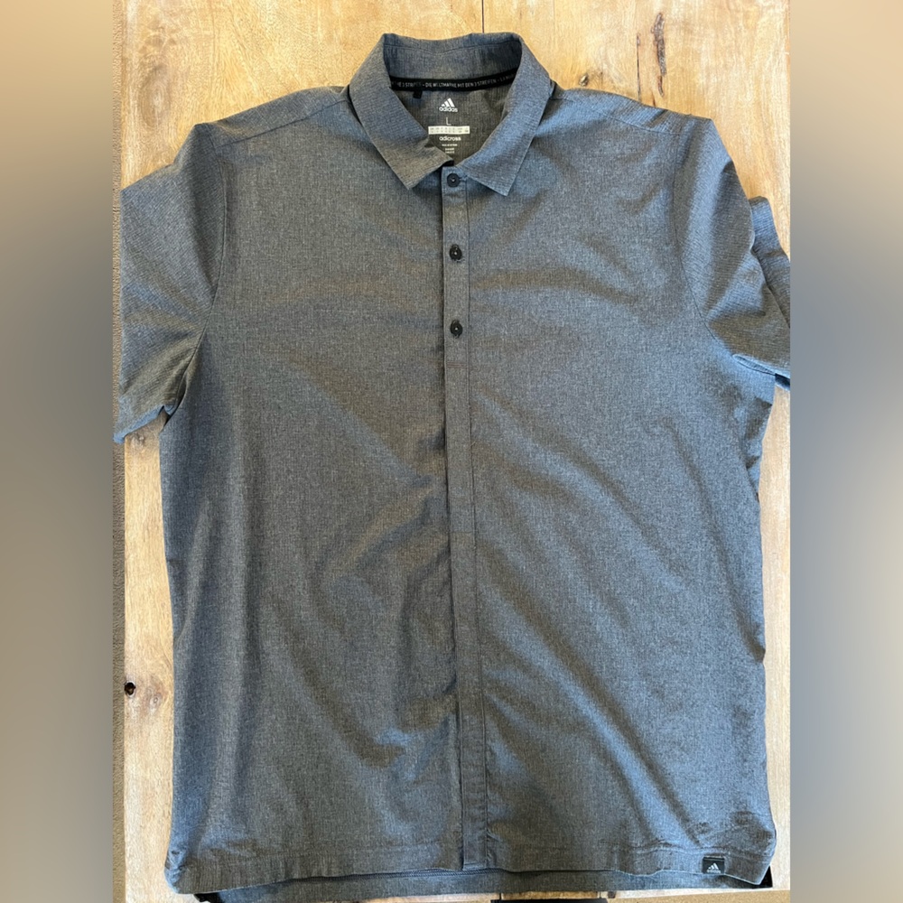 Adidas button down shirt